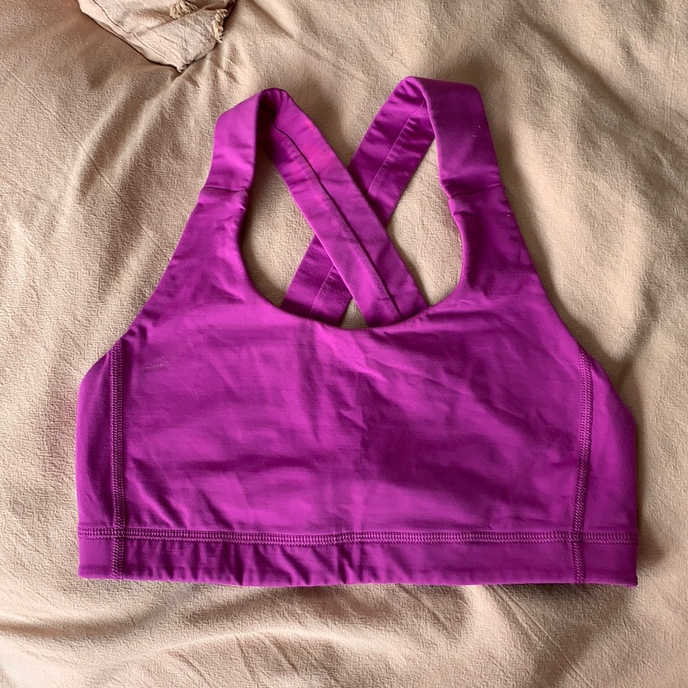 Lululemon Sports Bra - Thick Strap - 6 - Purple